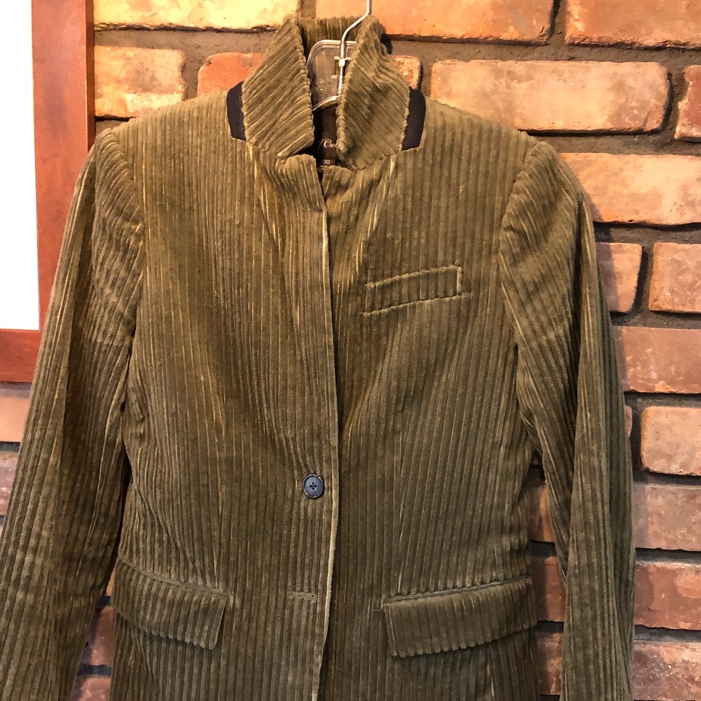 Jcrew Regent corduroy blazer size 00 ( corrected )